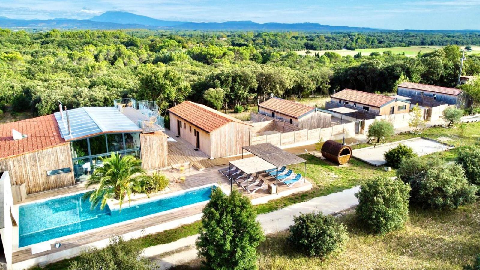 Nuiki Lodges - Chambres D'Hotes Montségur-sur-Lauzon Exteriér fotografie
